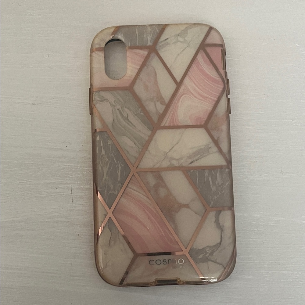 Cosmo Pink Marble Phone Case